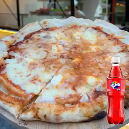 Combo Pizza 4 Quesos + Premio 400 ml