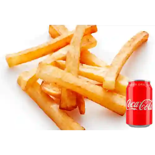 Combo Papa a la Francesa +Cocacola Orig 355ml
