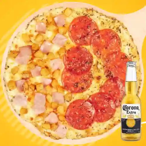 Combo Miti Hawaiana + Miti Pepperoni + Coronita 250 ml