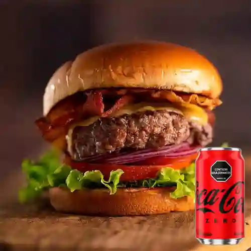 Combo Hamburguesa Especial + Coca-Cola ZERO 330 ml