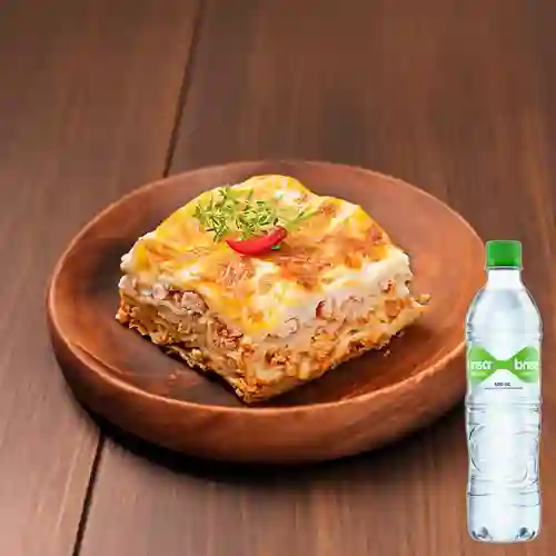 Combo Lasaña de Pollo + Brisa Con Gas 600ML