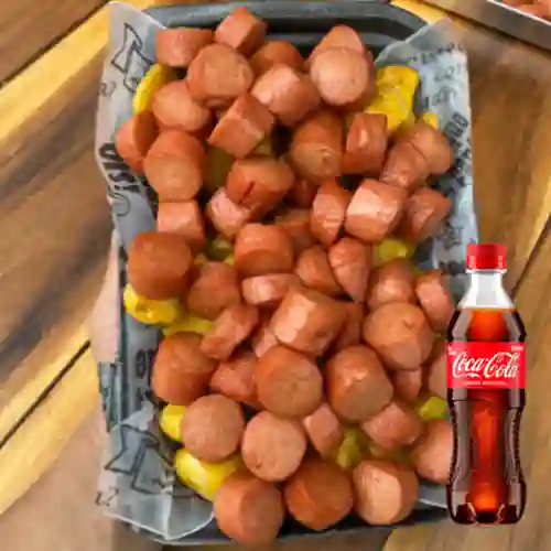 Combo Salchi Sencilla Doble +Cocacola Orig 400ml