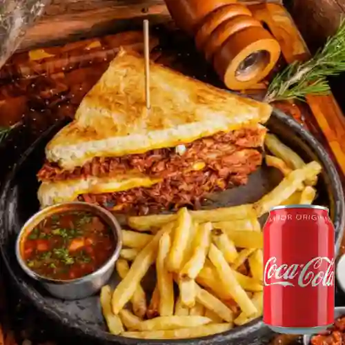 Combo Birria de Brontosaurio +Cocacola Orig 330 ml