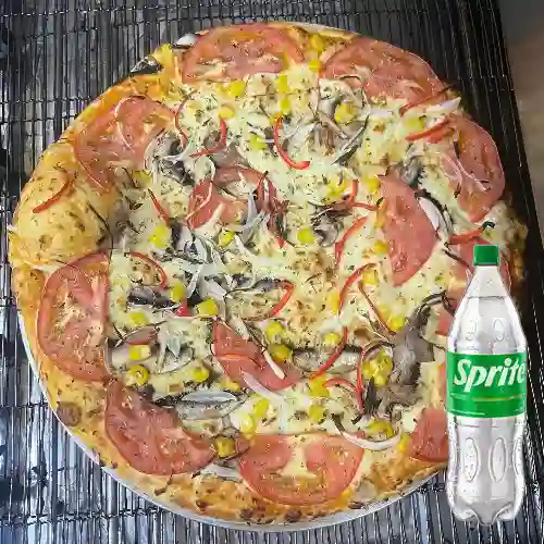 Combo Pizza Mediana + Sprite Original 15lt