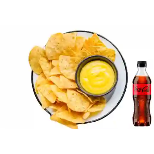 Combo Nachos + Queso Cheddar + Coca-Cola ZERO 400ml