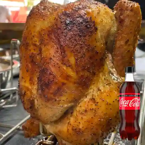 Combo X8 Piezas de Pollo Sentado +Cocacola S/az 400ml