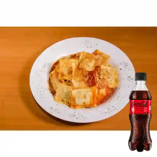Combo Ravioli de Ricotta&Espinaca +Cocacola S/az 400ml
