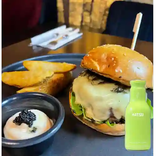 Combo Black Burger + Hatsu Verde 400 ml