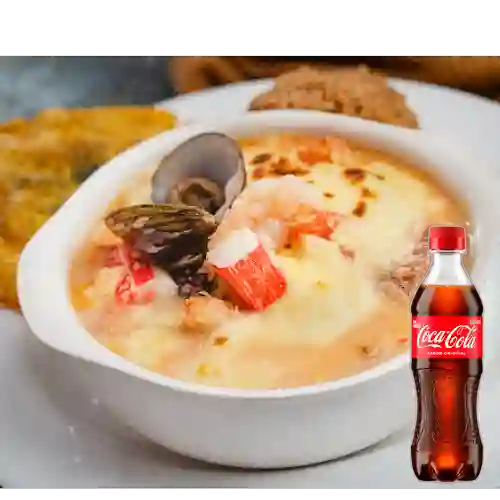 Combo Cazuela de Mariscos + Coca Cola Original 400 ml