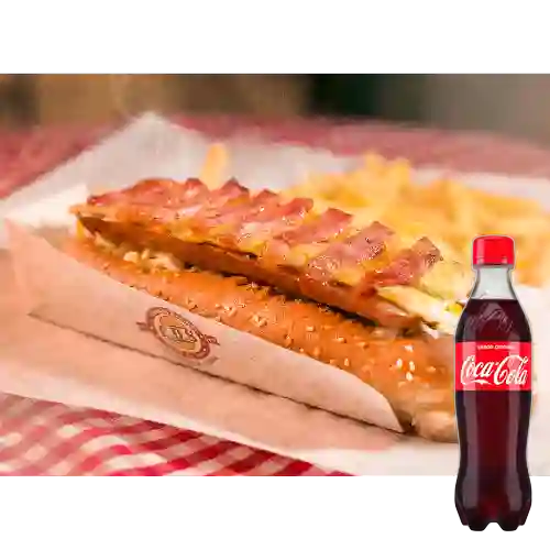 Combo Perro Americano + Coca-cola 400 ml