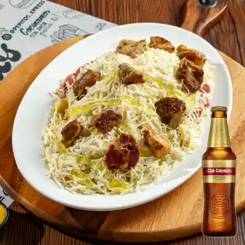 Combo Salchipapa Mixta + Club Colombia