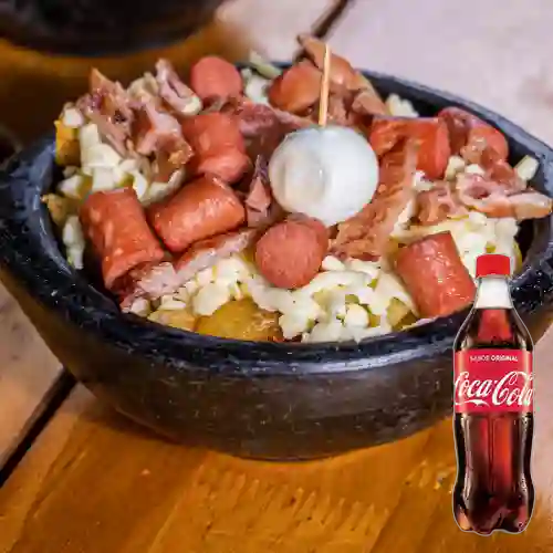 Papas Clásicas Especiales Junior +Cocacola Org 500ml