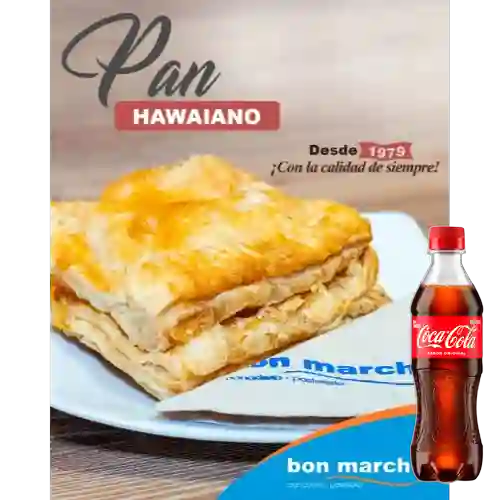 Combo Pan Hawaiano + Coca-cola Sabor Original 400 ml
