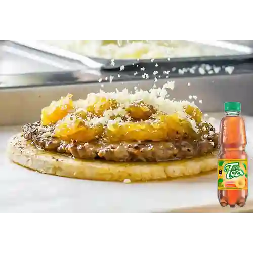 Combo Arepa de Carne + Mr Tea Durazno 400 ml