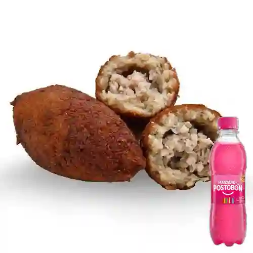 Combo Quibbe Naye X 4 + Postobón Manzana 250 ml