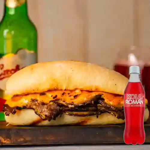 Combo Sándwich Roast Beef + Kola Roman