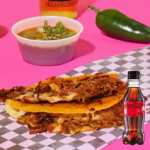 Combo Birria X2 + Coca Cola Sin Azúcar 250ML