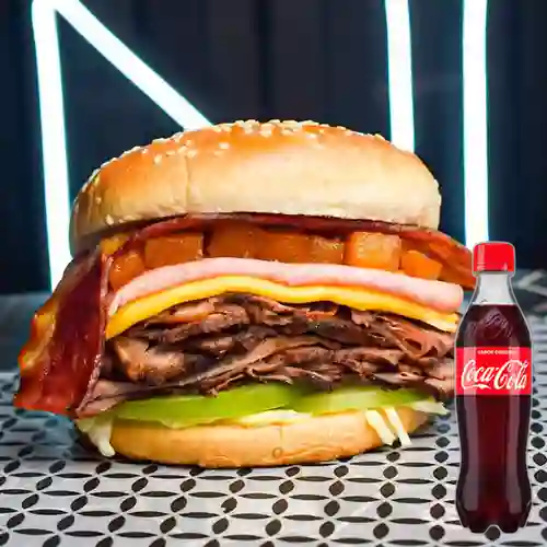 Combo Roastbeef Hawaiano +Cocacola Orig 400ml