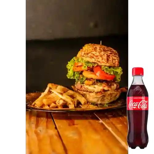 Combo Hamburguesa Argentina +Cocacola Orig 400ml