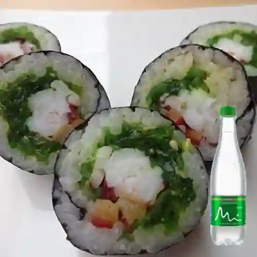Combo Maki Kaisen (c) + Manantial con Gas 600ML