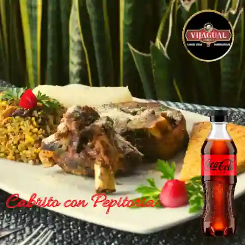 Combo Cabro con Pepitoria + Coca-Cola ZERO 400ml