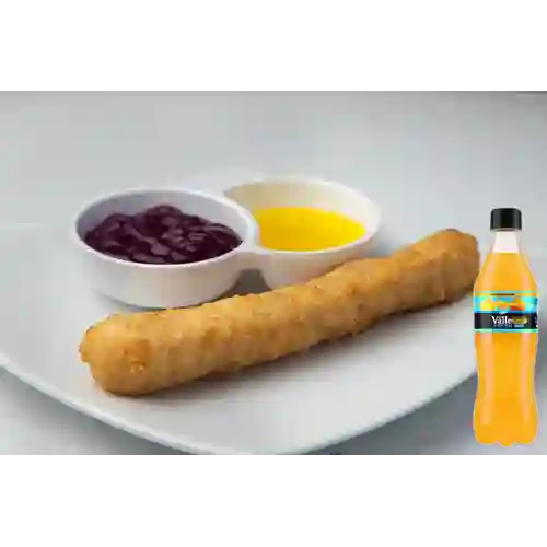 Combo Palo de Queso + Del Valle Naranja 400Ml