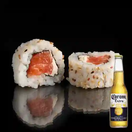 Combo Sushi Philadelphia + Cerveza Corona Bot. 355ml