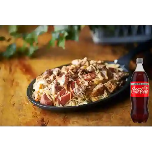 Combo Salchipapa Tentación + Coca Cola Original  1,5 l