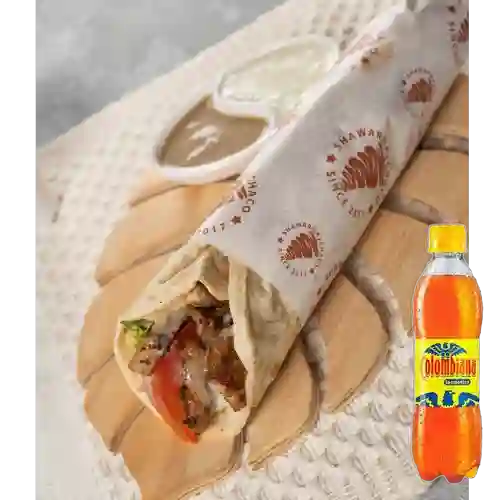 Combo Shawarma Mixto. + Colombiana400 ml