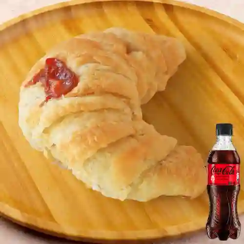 Croissant Bocadillo c/ Queso +Cocacola S/az 400ml