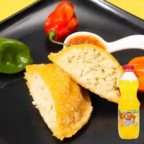Combo Pastel de Pollo. + Hit Piña Naranja 500 ml