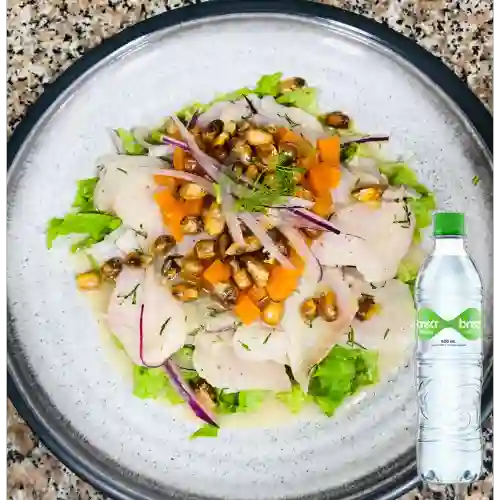 Combo Ceviche Peruano + Brisa Con Gas 600ML