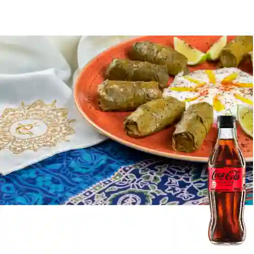 Combo Dolmas Vegetarianas + Coca Cola Sin Azúcar 300ML