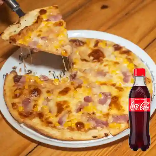 Combo Pizza Tocineta&Maiz +Cocacola Orig 400ml