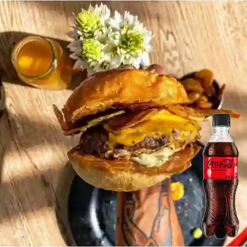 Combo Hamburguesa Burger Master +Cocacola S/az 400ml