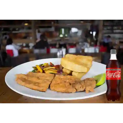 Combo Chuleta de Cerdo + Coca-Cola Sabor Ligero 400 ml