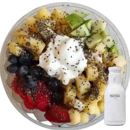Combo Ensalada de Frutas + Te Hatsu Blanco 400 ml