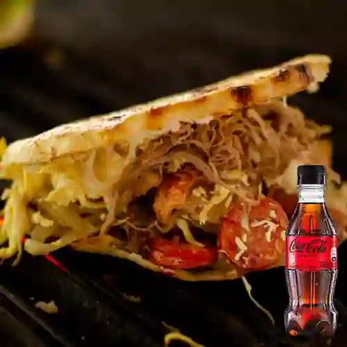 Combo Arepa Especial KC + Coca Cola Sin Azúcar 250ML