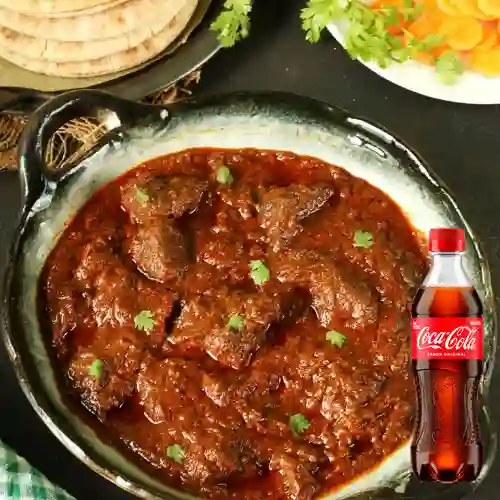 Combo Lamb Vindaloo + Coca Cola Original 400 ml