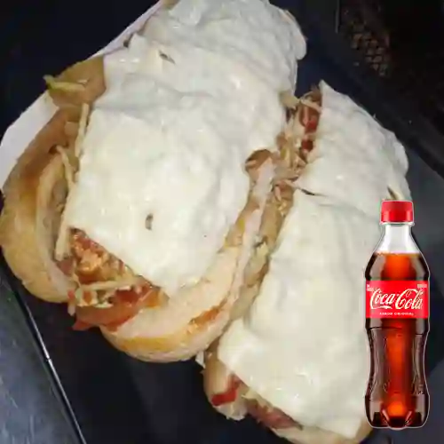 Combo Perro Caliente Street +Cocacola Orig 400ml