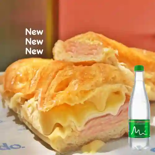 Combo Ham & Cheese + Agua con Gas 600 ml