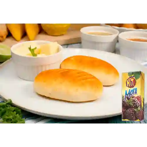 Combo Pandebono + Hit Mora 200 ml