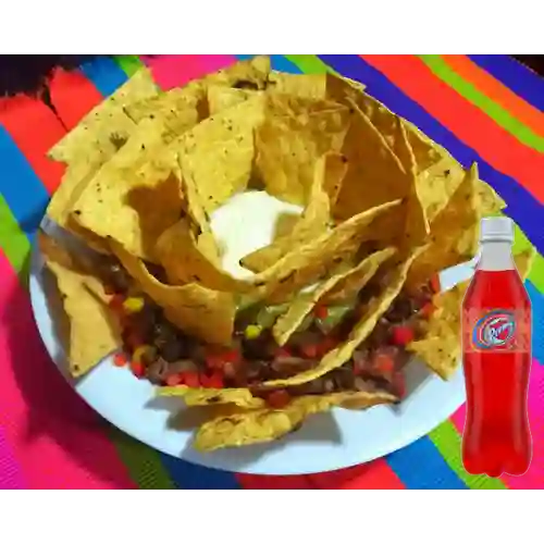 Combo Nachos con 2 Ingredientes + Premio 400ml