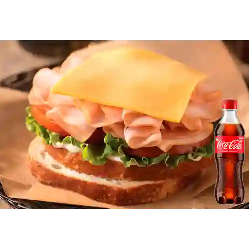 Combo Sándwich Clásico + Coca Cola Original 400 ml