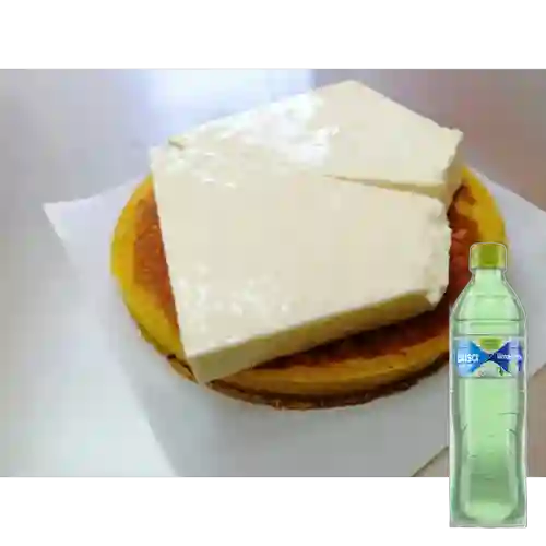 Arepa de Chocolo c/ Cuajada +Brisa C/Gas Lima Limón 600ml