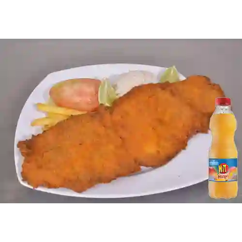 Combo Chuleta de Pollo + Hit Mango 500 ml