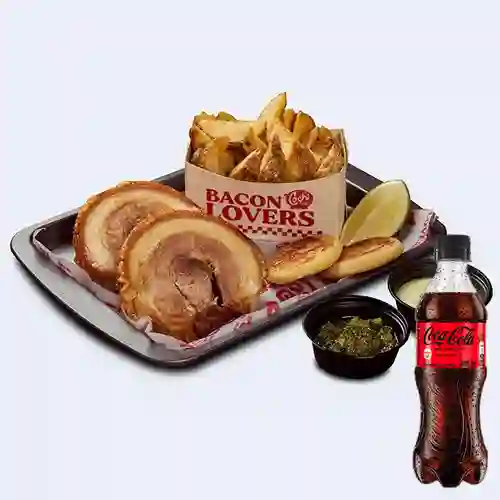 Combo Porkchetta Personal +Cocacola S/az 400ml