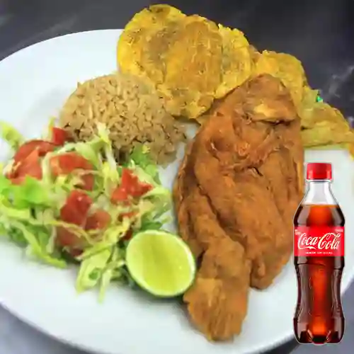 Combo Tilapia Frita + Coca Cola Original 400 ml
