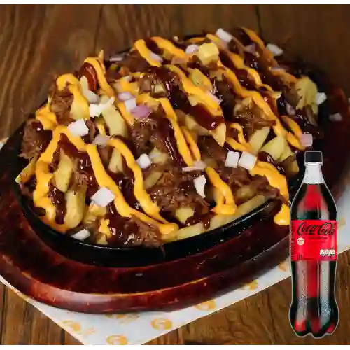 Papas Bbq Grandes Res (comen 2) + Cocacola S/az 1.5L