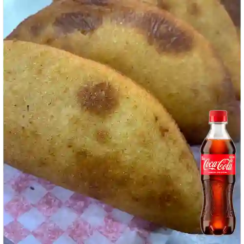 Carne Mechada&Queso Amarillo +Cocacola Org 400Ml